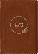 Santa Biblia RVR60, Edición zíper con referencias, letra grande (SentiPiel, Café, Letra Roja)