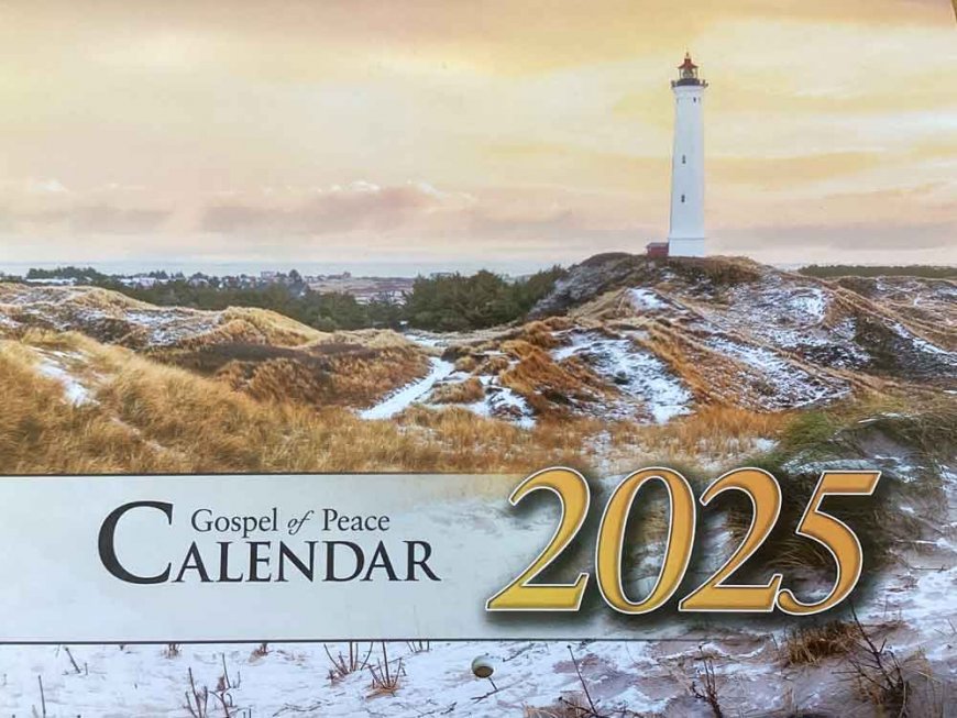 CALENDRIER 2025 - GOSPEL OF PEACE ANGLAIS