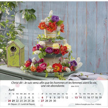 Charger l&#39;image dans la galerie, CALENDRIER DE BUREAU 2025-  Jardins
