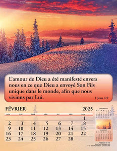 CALENDRIER 2025- PAROLE DE VIE FRANÇAIS