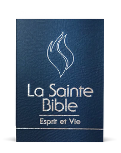 Segond Bible 1910 - Spirit and Life, midnight blue imitation leather, tabs, silver edge, tabs