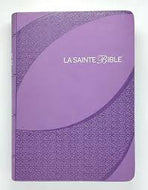Louis Segond Bible 1910 - Medium Violet Character with Word of Jesus Tab in Red