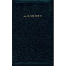 Load image into Gallery viewer, Bible Louis Segond - bleue fermeture éclaire
