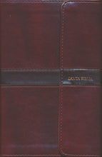 Load image into Gallery viewer, Biblia RVR 1960 compacted with reference Brown Solapa with Iman
