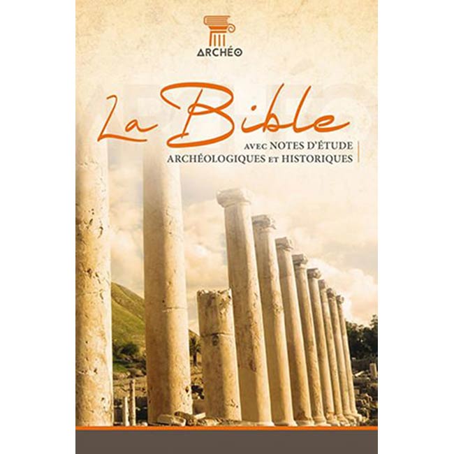 Bible d'étude archéologique avec couverture rigide