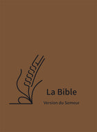 Bible Semeur - Textile souple marron, tranche blanche