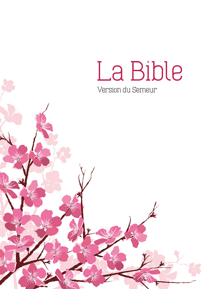 Bible Semeur (2015), textile souple amandier, tranche blanche