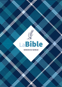 Bible Semeur (2015) extile souple tissu carreaux, tranche blanche