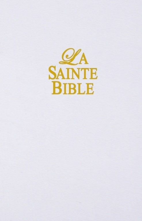 Bible Vie Rigide Blanche