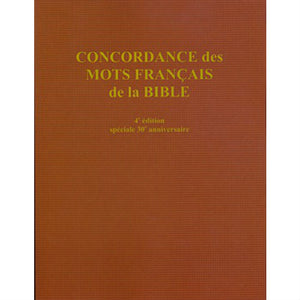 Concordance of French words from the Bible