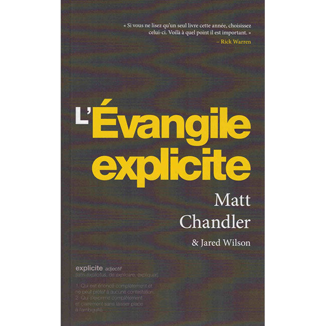 L'évangile explicite