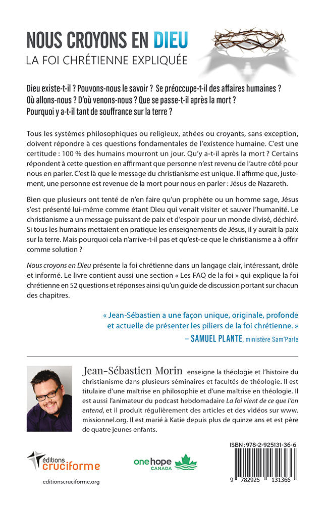 Nous Croyons En Dieu Clc Canada