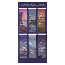 Load image into Gallery viewer, Lift Up Your Hands Magnetic Bookmark Set
