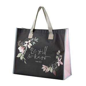 Be still and know - Laminated Tote