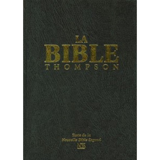 Bible Thompson rigide noir