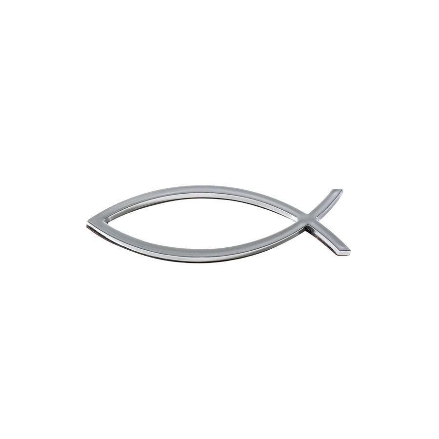 Emblème auto poisson - Argent