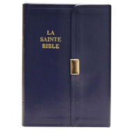 Bible Louis Segond 1910 - Blue Vinyl Flap Closure