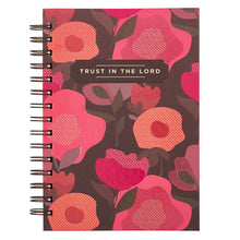 Charger l&#39;image dans la galerie, Trust in the Lord Wirebound Journal (pink poppy)
